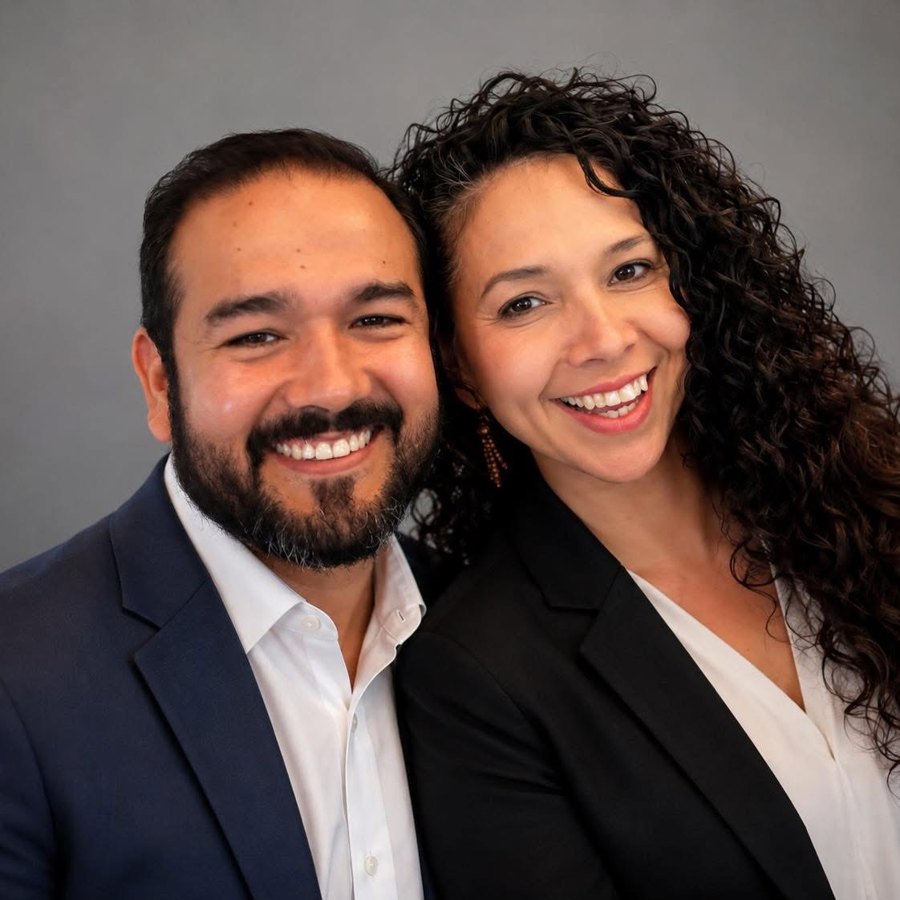 Viviana and her husband, nurse owners of Las Colinas Senior Living